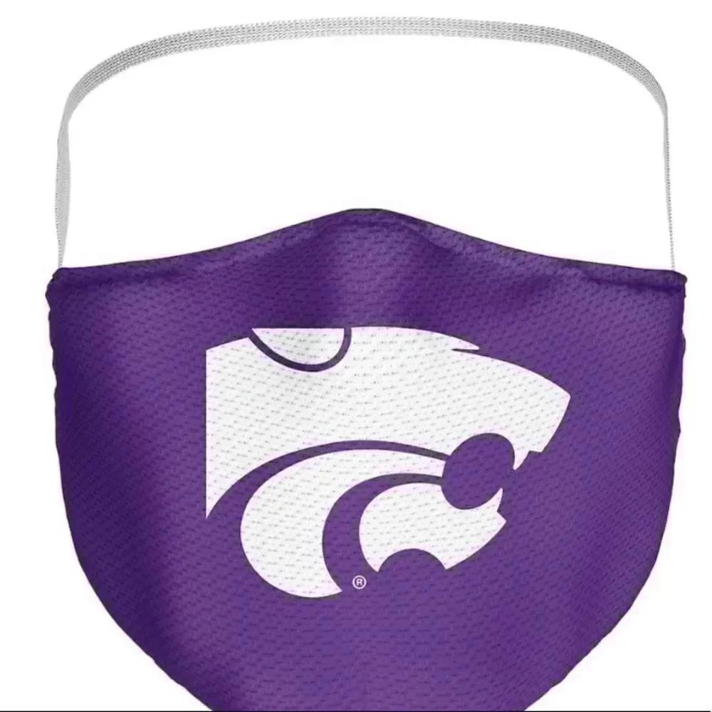 New in Package KANSAS STATE WILDCATS Face Covering Face Mask Masks Set of 3